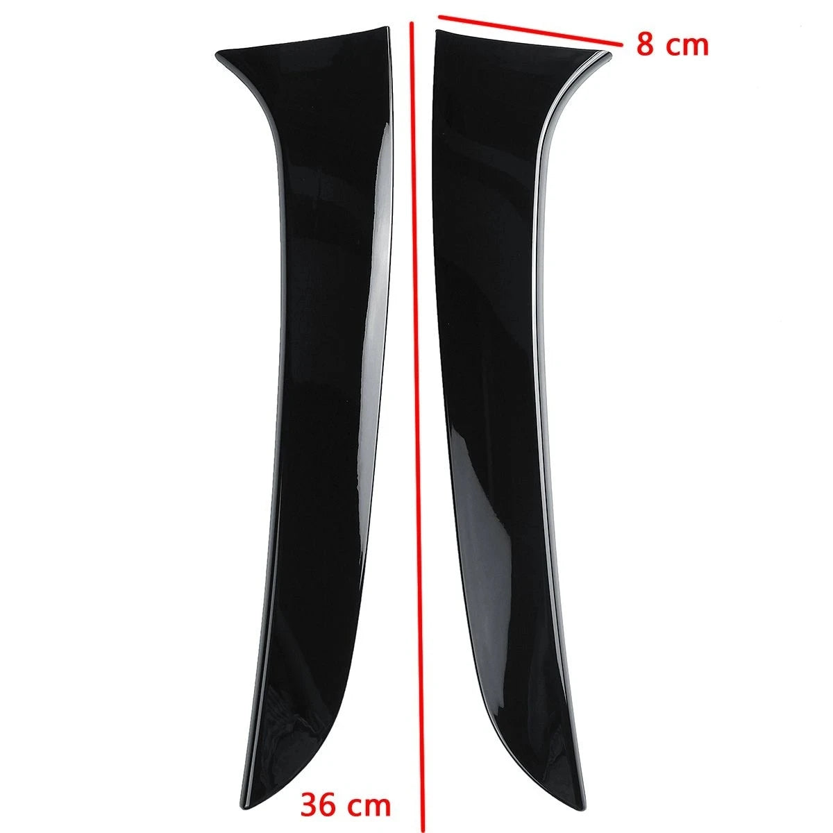 Rear Side Window Canard Spoiler Trim for BMW 1 Series F20 F21 2012–2019
