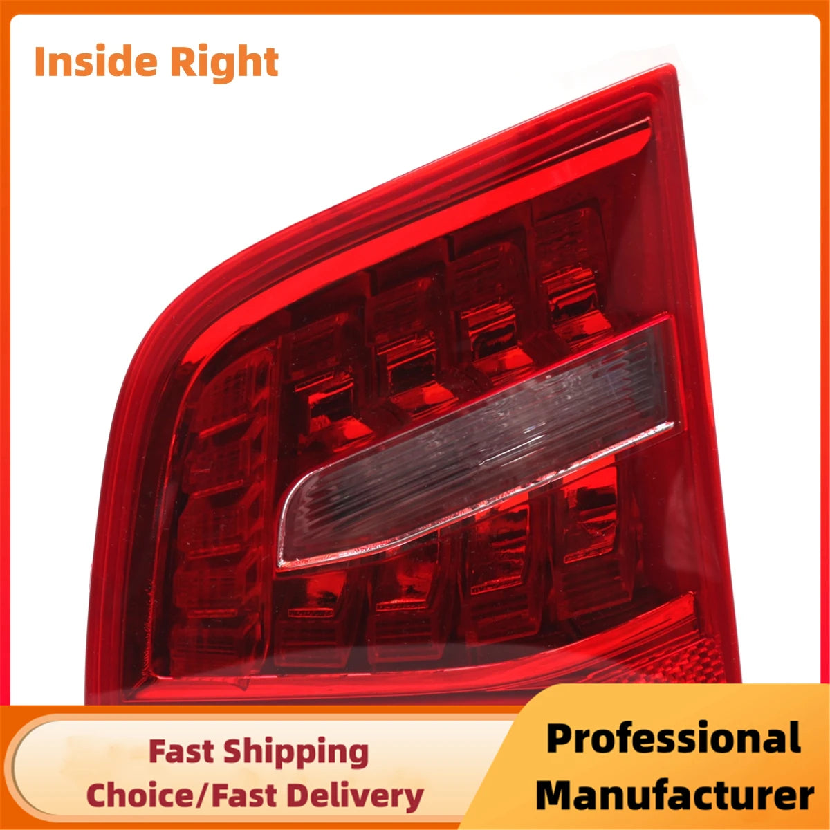 LED Tail Light Assembly for Audi A6 C6 S6 RS6 Saloon Sedan 2009–2011