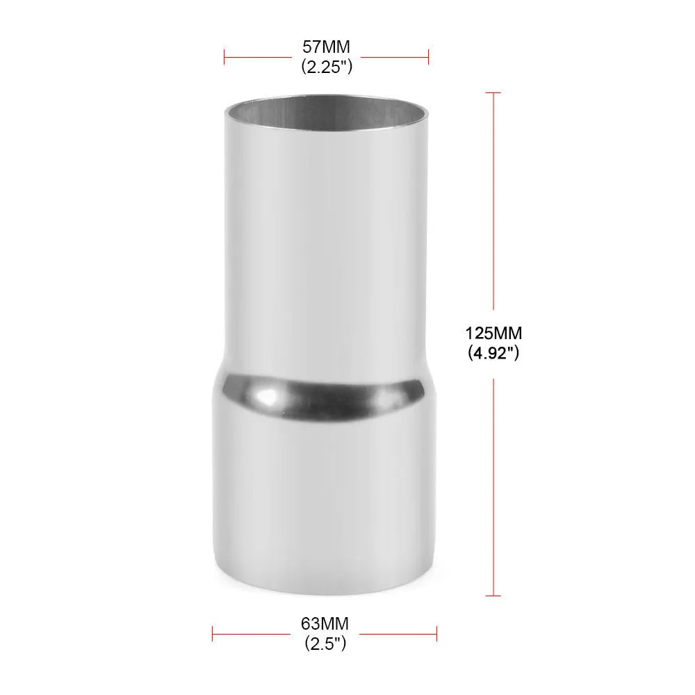 2 1/2" 2.5" ID to 3" OD Universal Exhaust Pipe to Component Adapter Reducer