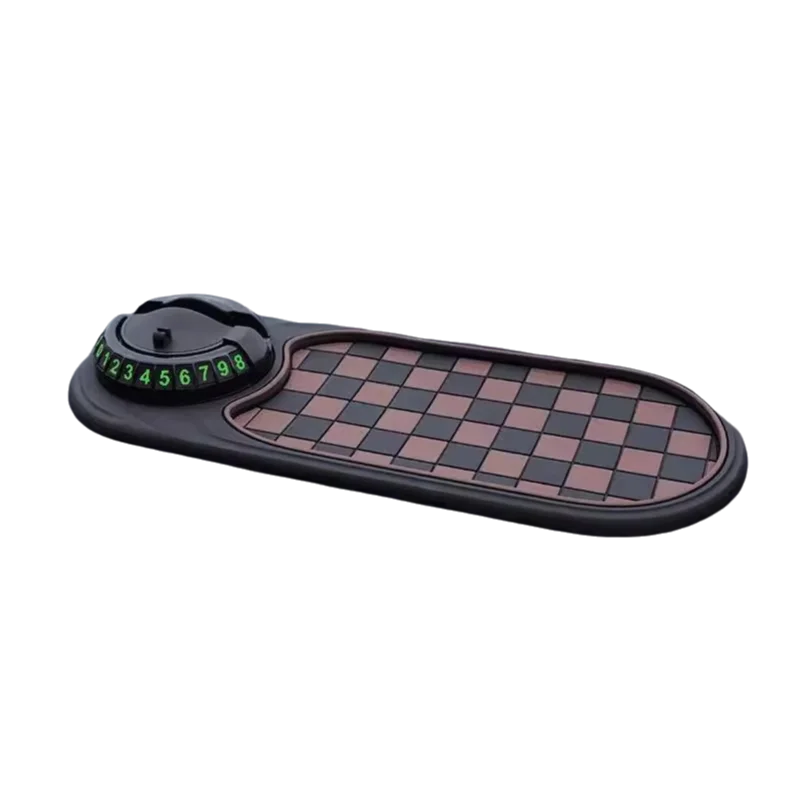 2-in-1 Car Dashboard Non-Slip Mat Phone Holder 360° Rotating Mount