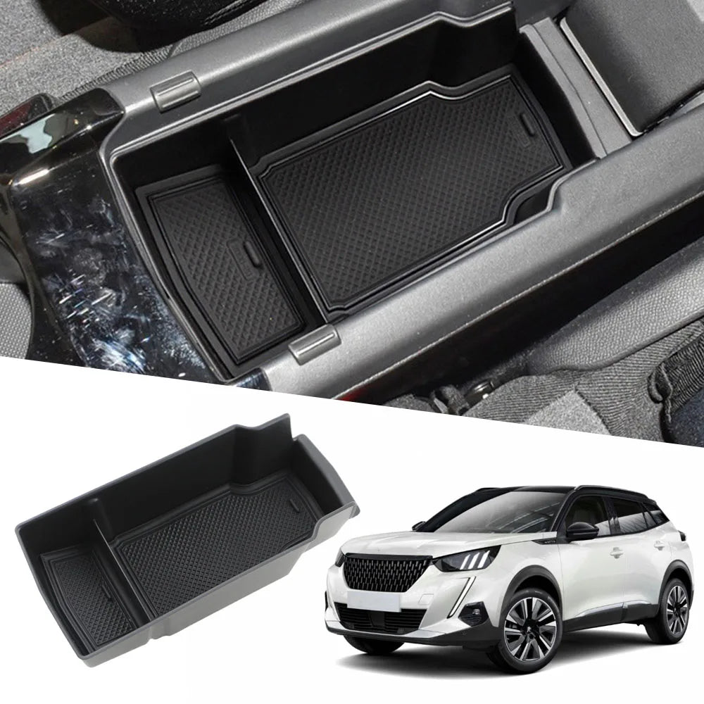 Armrest Storage Box Tray Center Console Peugeot 2008 208 II 2019-2024