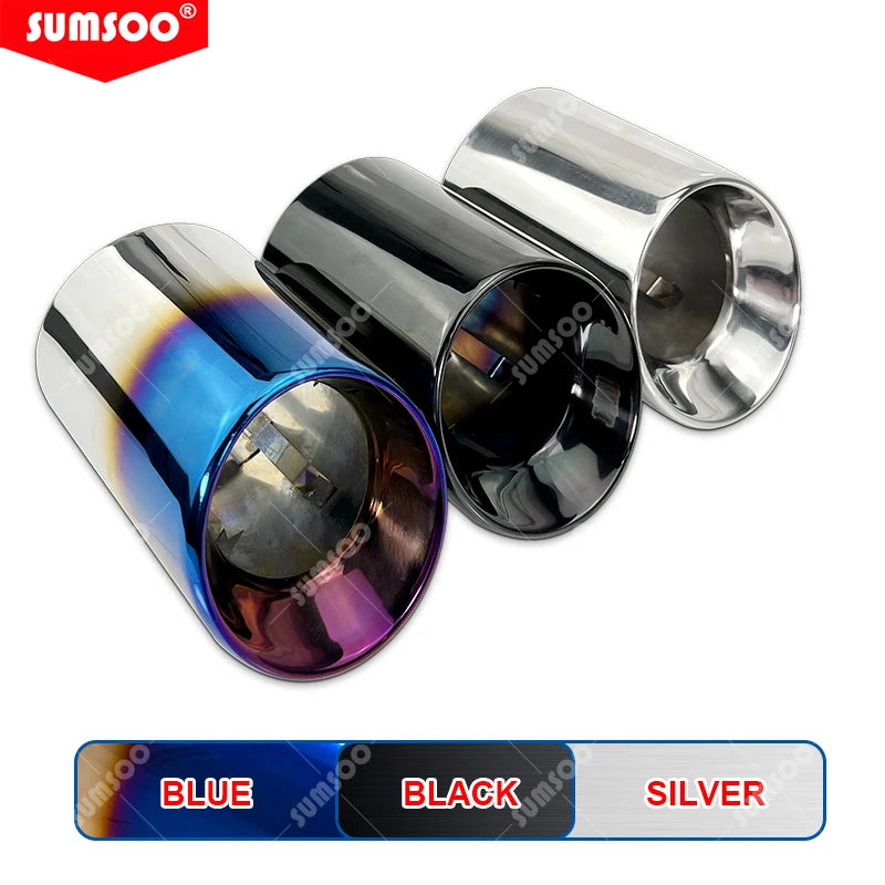 4Pcs 304 Stainless Steel Exhaust Tips for BMW M2 M3 M4 M5 M6 F87 F80 F82