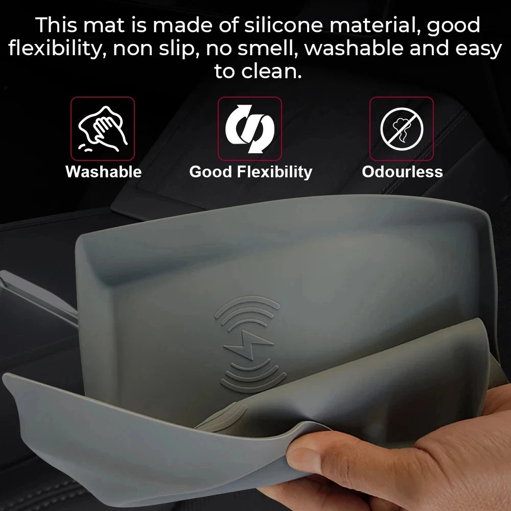 Silicone Wireless Charging Pad Protector for Tesla Model 3 Highland Y Juniper
