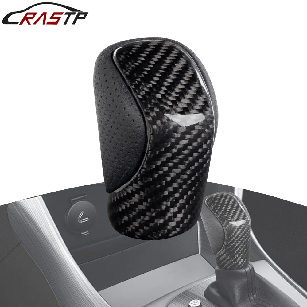 RASTP-Carbon Fiber Gear Shift Knob For Lexus ES300h ES350 GS350 GX IS350 NX300 RC RX SFN205