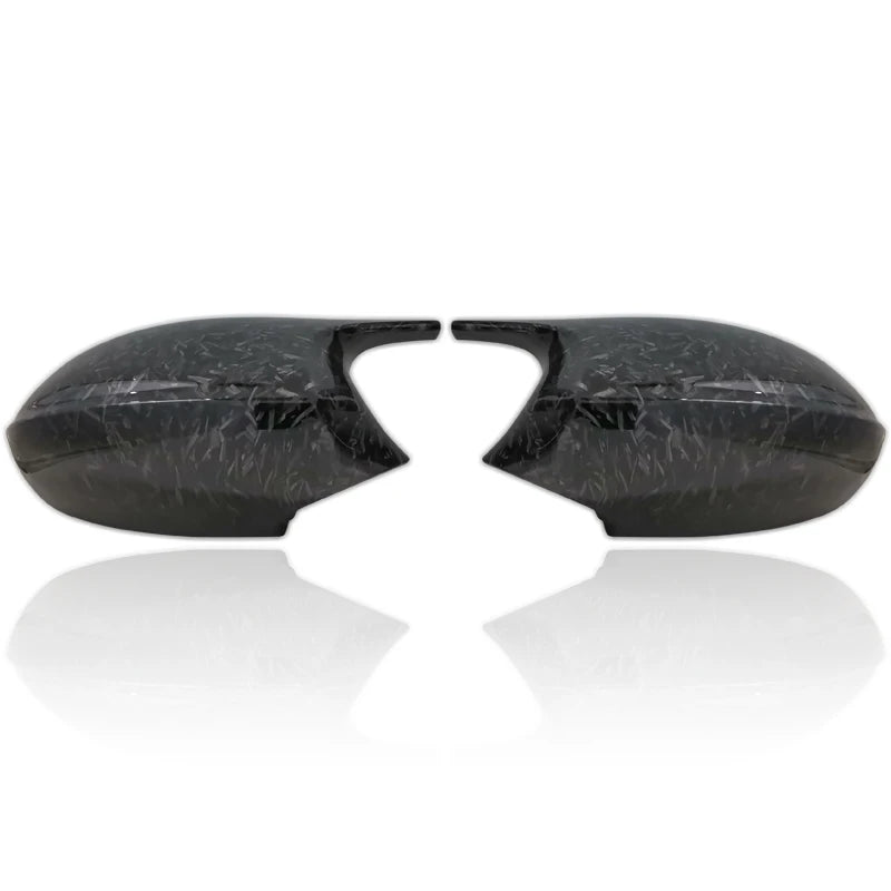 M3 Style Carbon Fiber Look Mirror Cover Caps for BMW 1 Series & 3 Series
