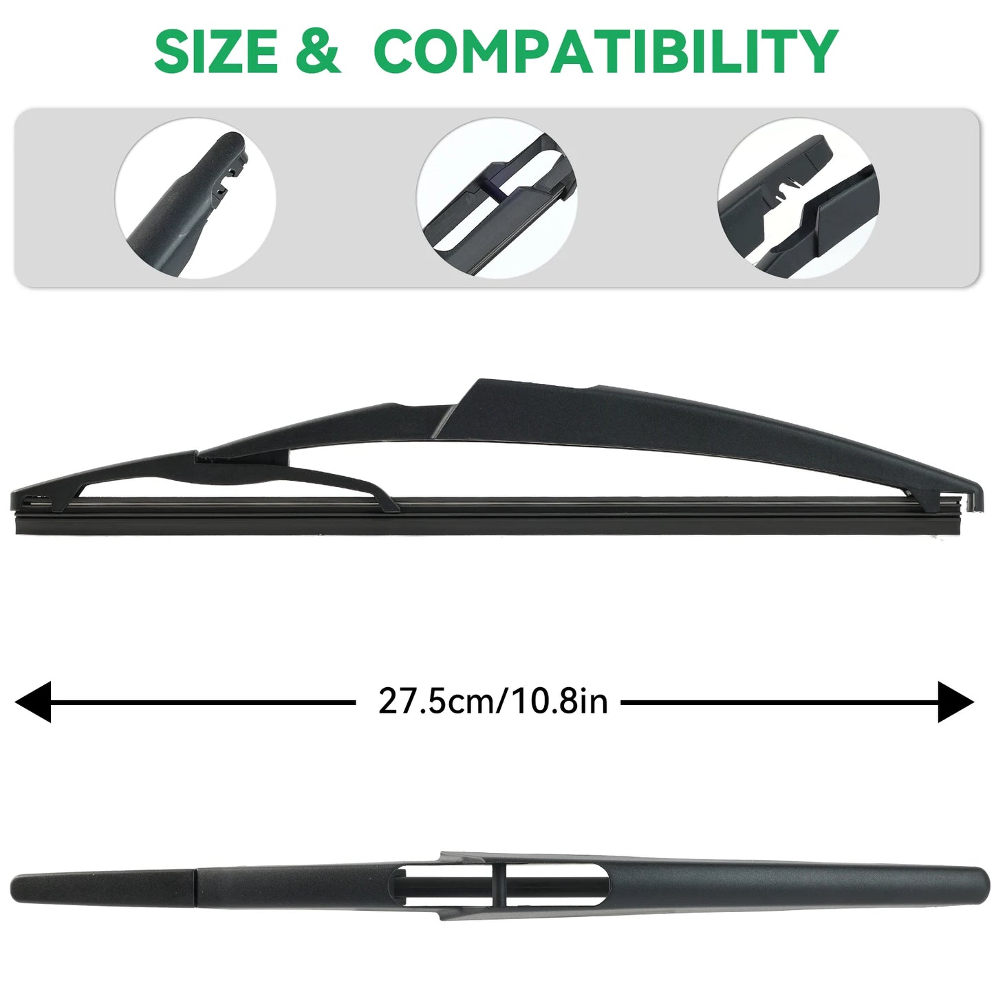10-Inch Rear Windshield Wiper Blade for Mercedes-Benz B-Class W246 B180 B200