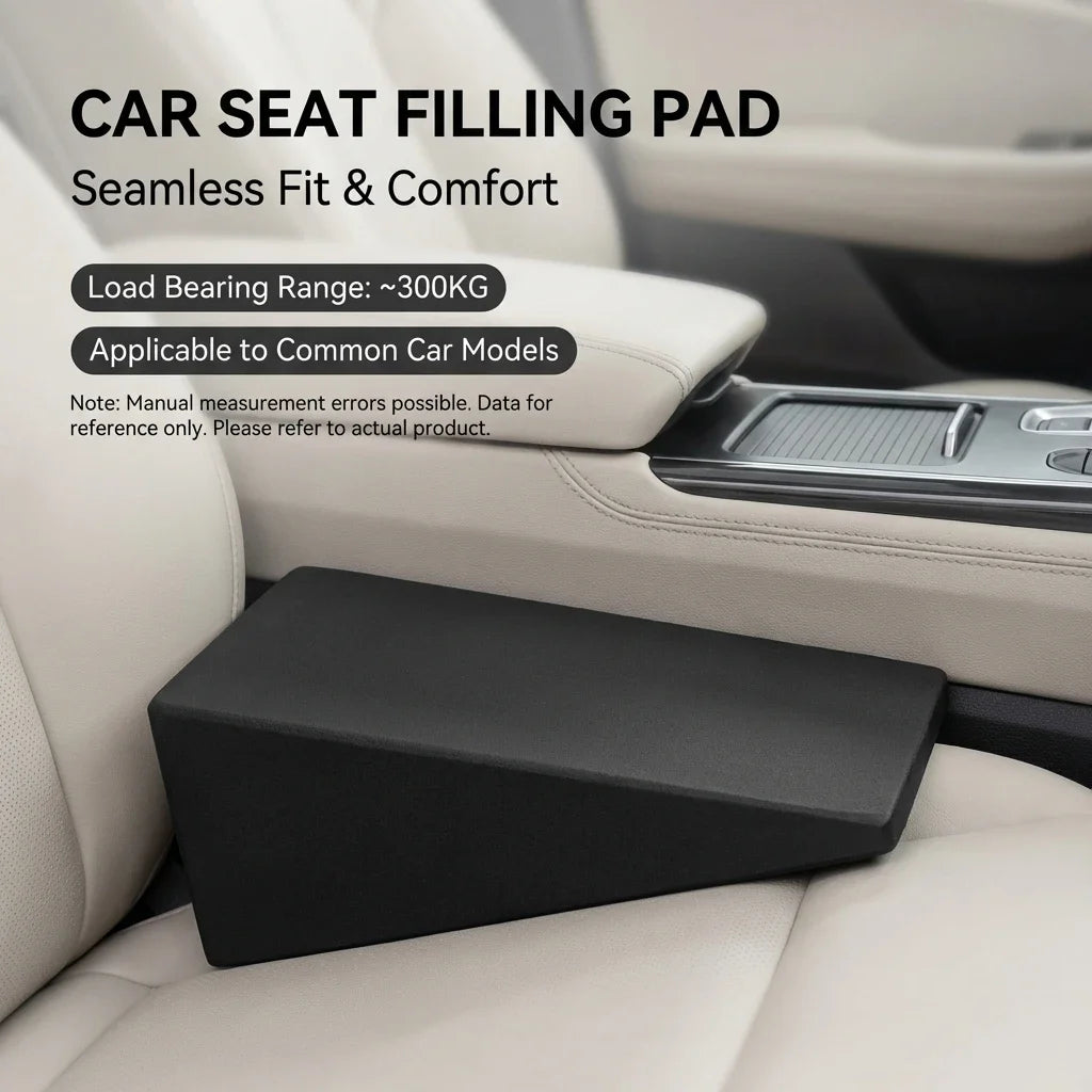 Car Seat Leveling Pad Memory Foam Cushion Height Increase Rear Seat