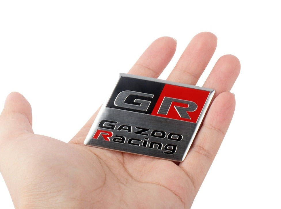 GR Gazoo Racing Badge 3D Alloy Emblem (Toyota)