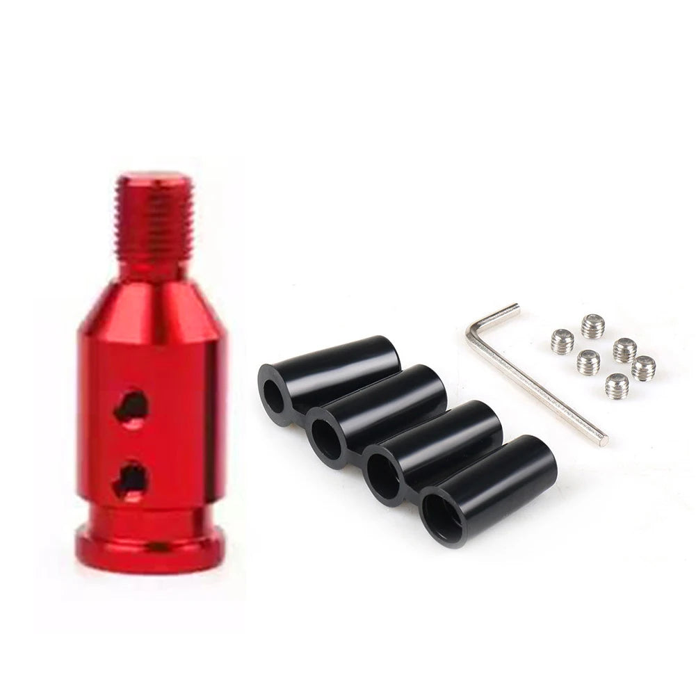 Aluminum Gear Shift Knob Adapter M12x1.25 BMW Mini M10x1.5 Honda Manual