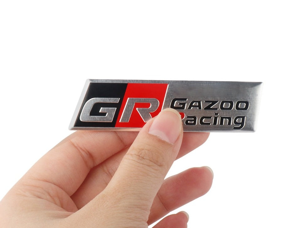 GR Gazoo Racing Badge 3D Alloy Emblem (Toyota)