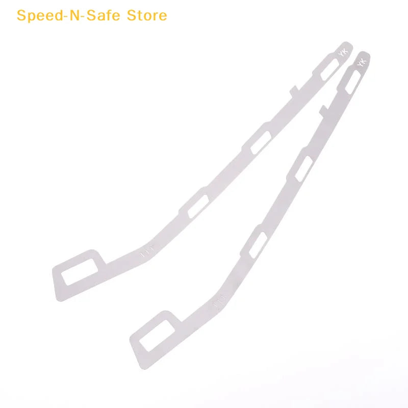 2PCS Front Bumper Repair Plates Metal Brackets for Mazda 3 Axela 2013-2019
