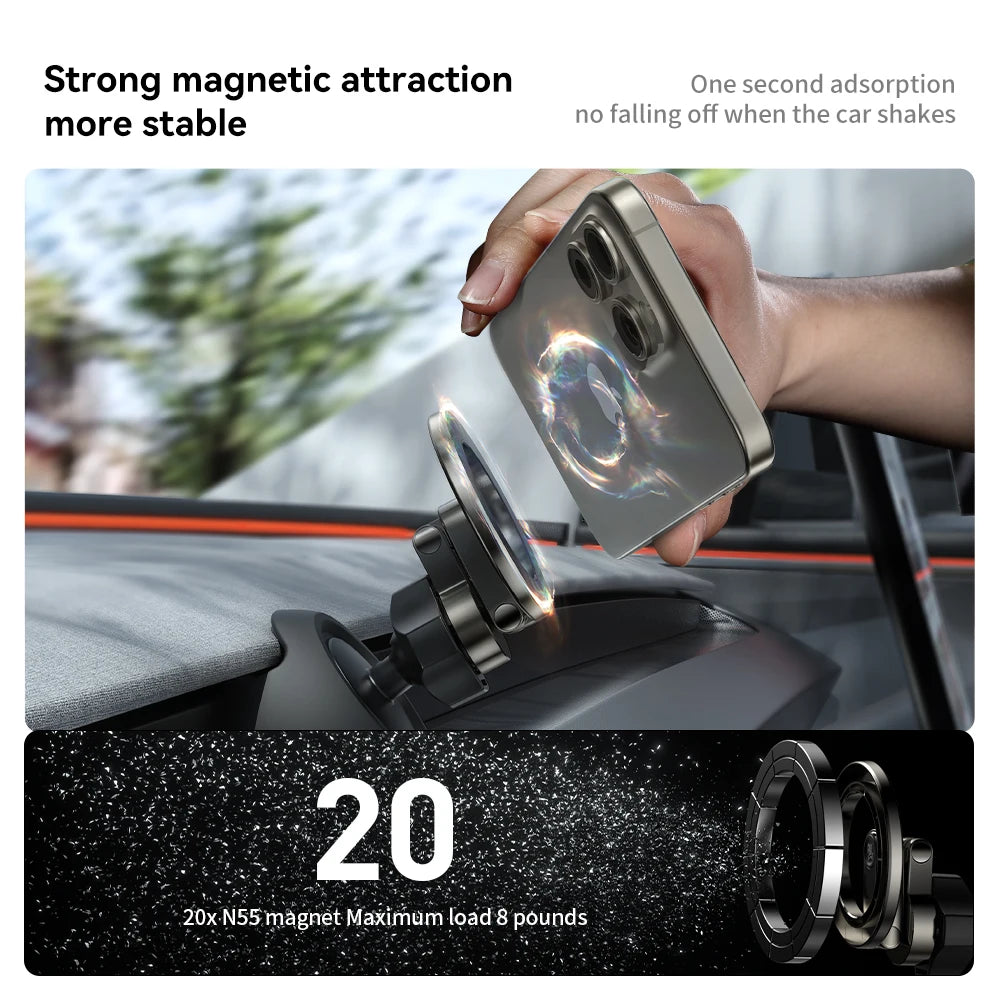 360° Magnetic Phone Holder for Tesla Model 3 Highland & Model Y Juniper