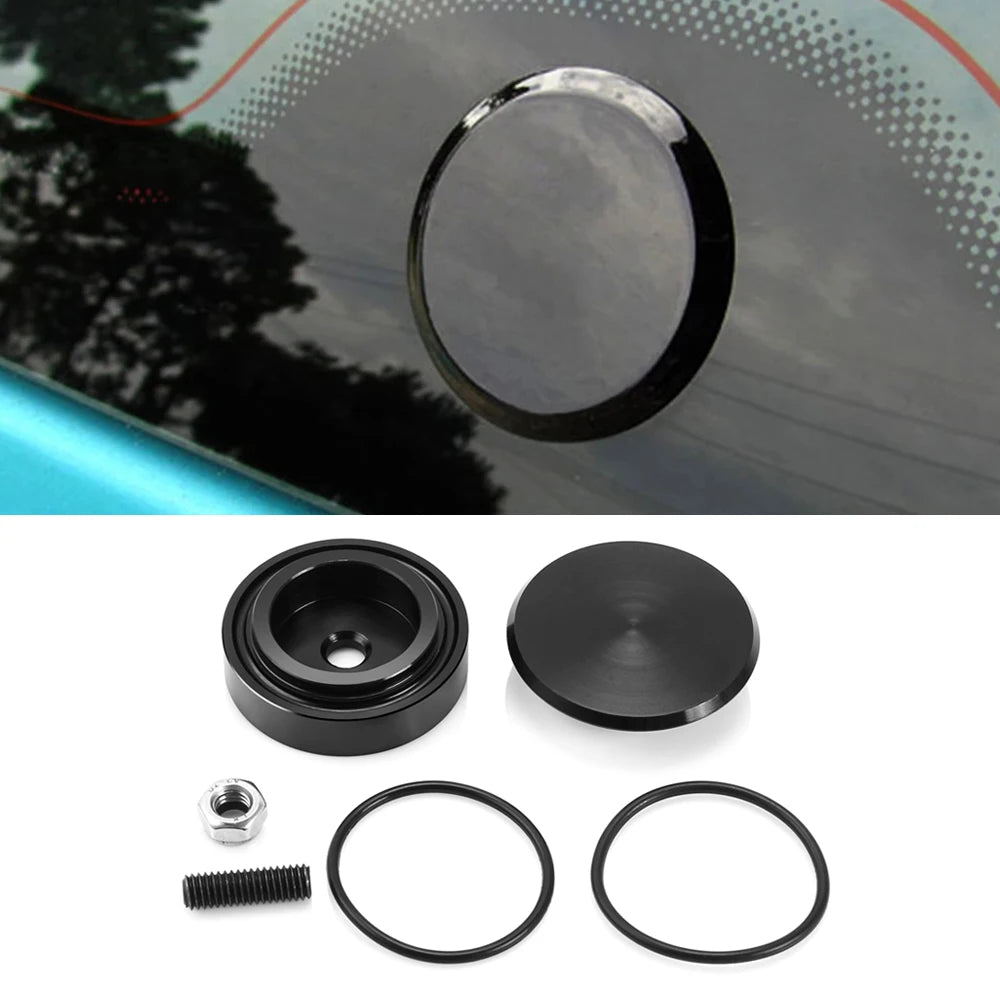 Aluminum Rear Wiper Delete Plug Cap Universal Car Wiper Hole Cover