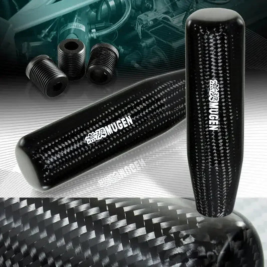 13CM 18CM Real Carbon Fiber MUGEN 5/6 Speed Manual Shift Knob Honda Acura