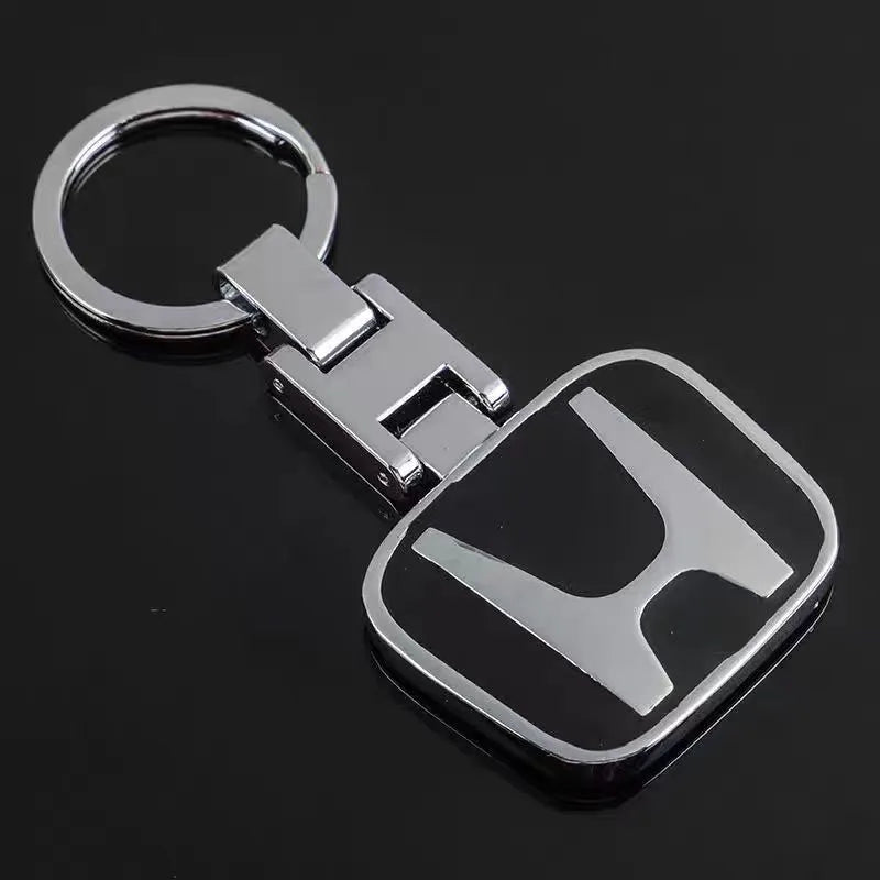 Car Logo Metal Keychain Key Ring Auto Key Holder for Honda Civic Accord CRV