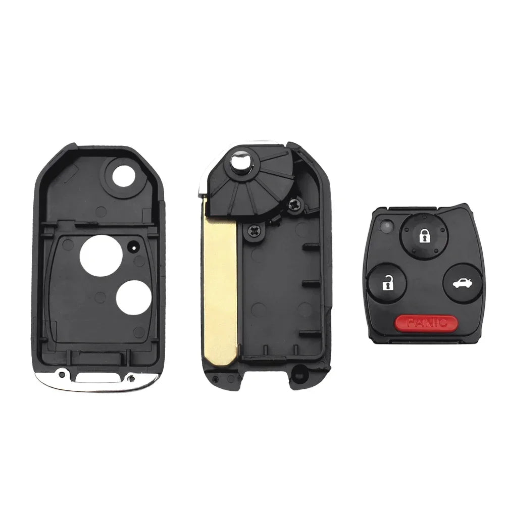 Flip Key Shell 2 3 4 Button Modified Remote Case for Honda Accord Civic CRV Pilot
