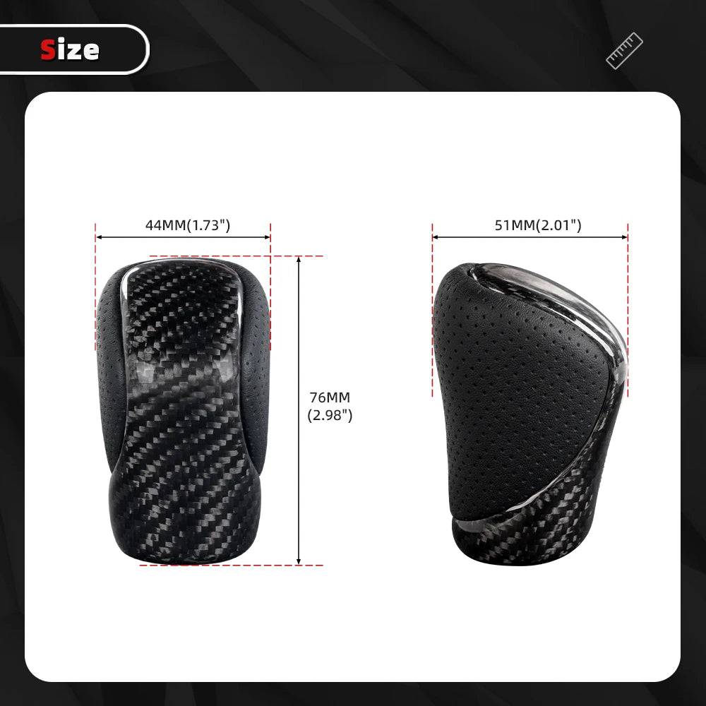 RASTP-Carbon Fiber Gear Shift Knob For Lexus ES300h ES350 GS350 GX IS350 NX300 RC RX SFN205