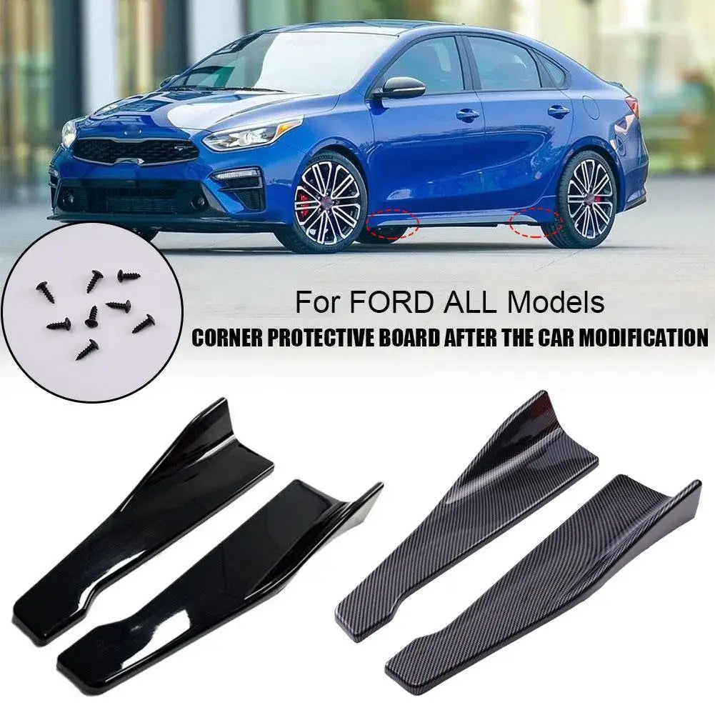 Universal 48cm Side/Rear Spoiler Splitter Pod in Gloss Black or Printed Carbon