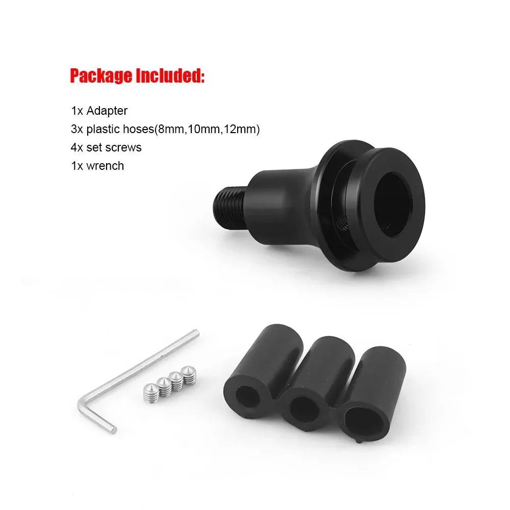 M12x1.25 Aluminum Gear Shift Knob Adapter for Universal Manual Car Shifter
