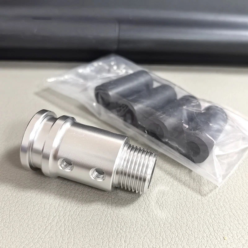 Aluminum M18x1.5 Gear Shift Knob Adapter Car Truck Shifter Stick Connector