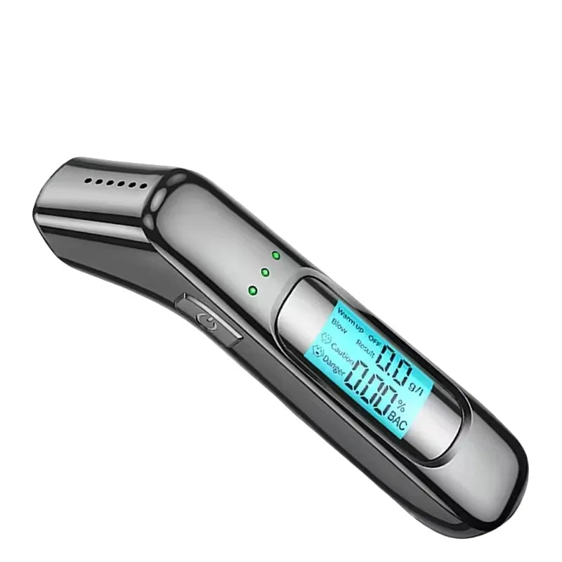 Digital Alcohol Breathalyzer LCD Display Rechargeable Breath Alcohol Tester
