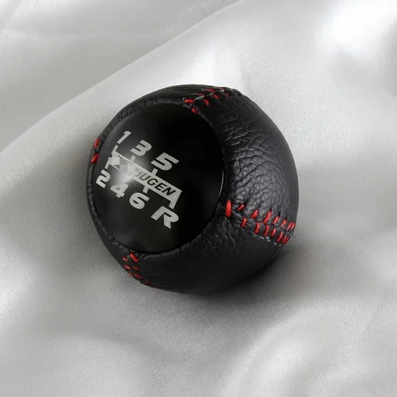 Universal Racing Round Ball 5 6 Speed Gear Shift Knob 3 Adapters Manual Car