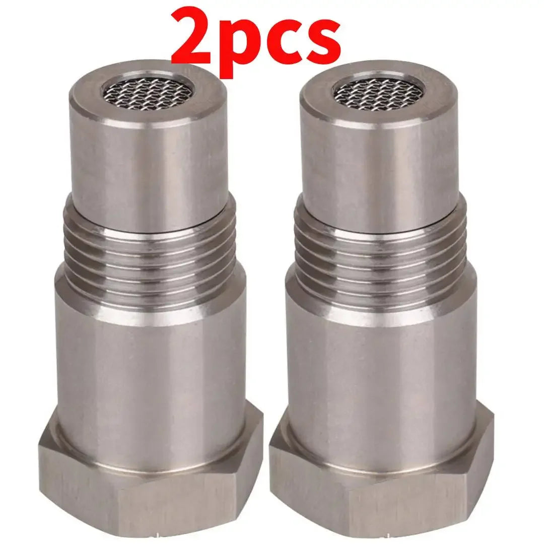 2Pcs M18x1.5 O2 Oxygen Sensor Adapter CEL Fixer Off-Road Performance