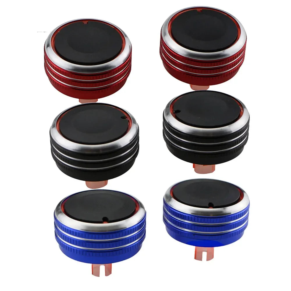 2Pcs AC Control Knobs for Hyundai Solaris 2017-2021 Kia Rio K2 KX Cross