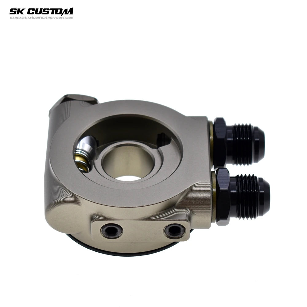 Universal Oil Cooler Thermostatic Sandwich Plate Adapter AN8 AN10 83°C 90°C