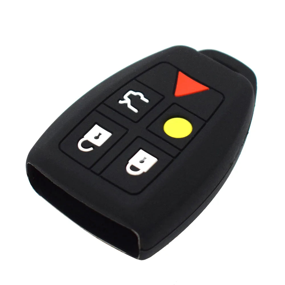 Silicone Remote Key Fob Cover for Volvo C30, C70, S40 & V50 2004–2007