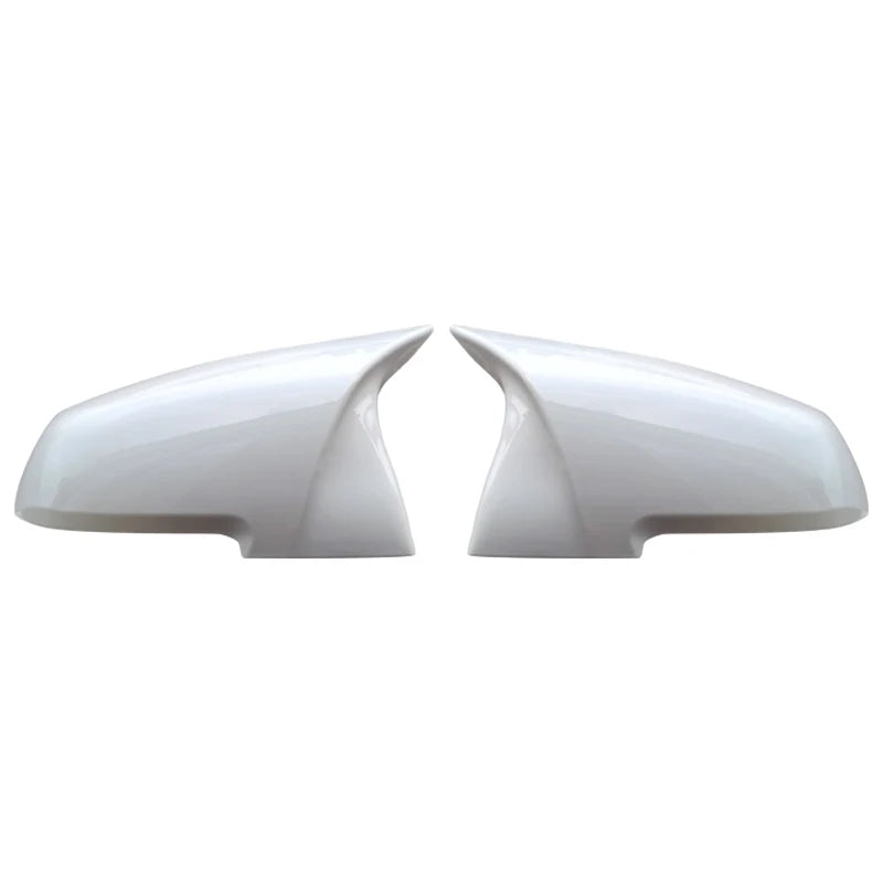 White Side Mirror Cover Caps for BMW 1 2 3 3GT 4 Series X1 E84 M2 i3 F20 F21 F22