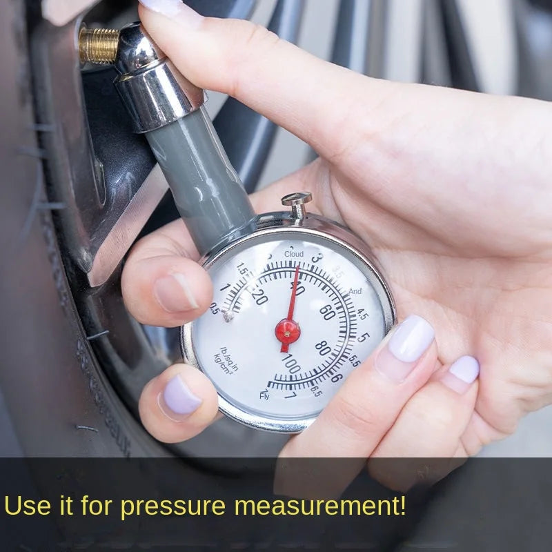 Auto Metal Tire Pressure Gauge Car Truck Tyre Air Pressure Meter