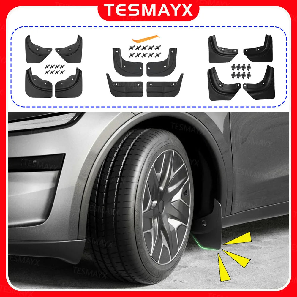 Mud Flaps Splash Guards for Tesla Model 3, Model Y & Model YL 2025–2026