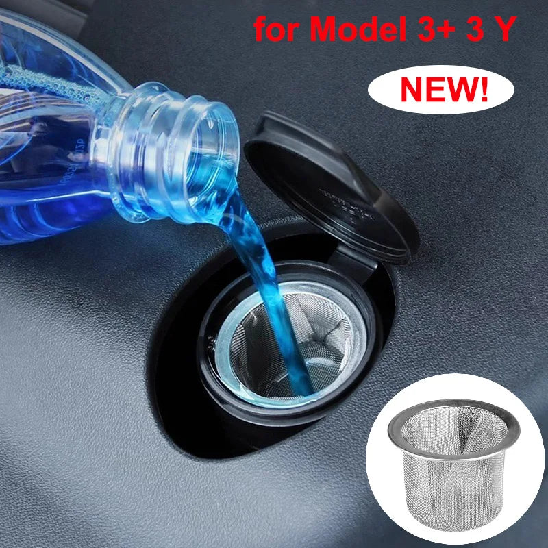 Wiper Water Filter Net for Tesla Model Y Juniper 2025 Model 3 Highland 2024 Hood Tank