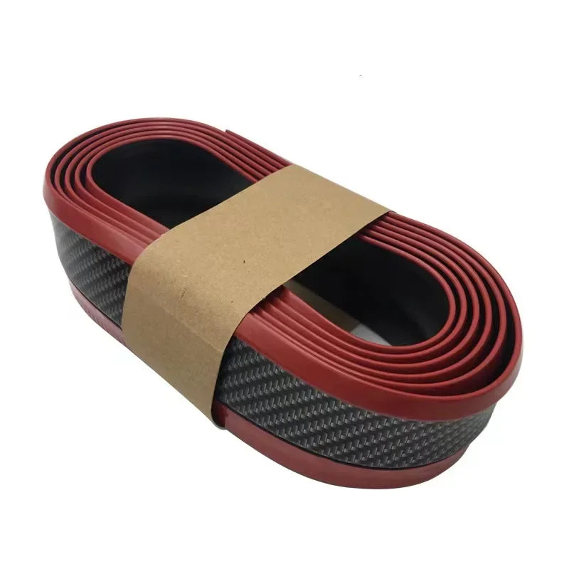 2.5M Universal Car Bumper Lip Rubber Front Splitter Protector Trim Strip