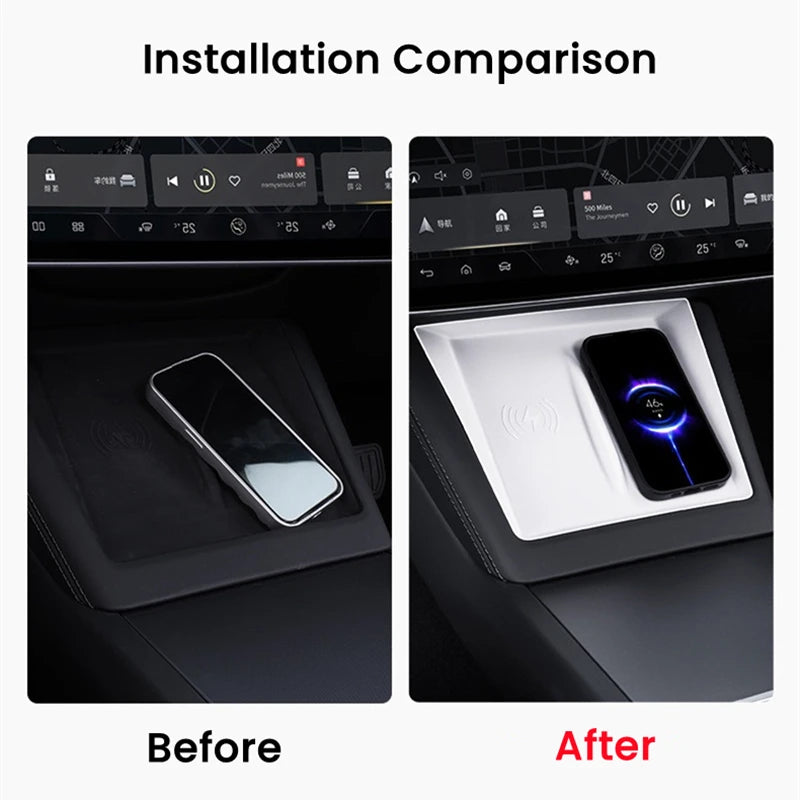 Silicone Wireless Charging Pad Protector for Tesla Model 3 Highland Y Juniper