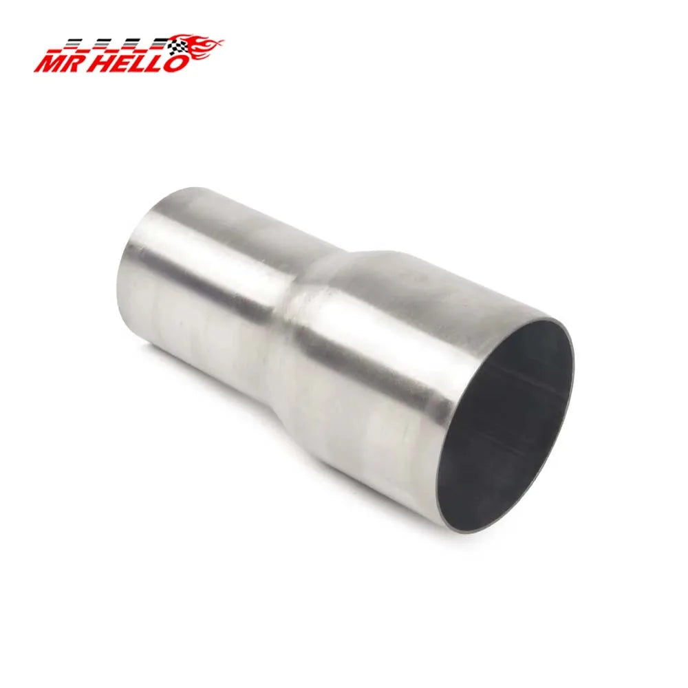 Universal Stainless Steel Exhaust Pipe Reducer Adapter 51 57 63 76mm Car Intake
