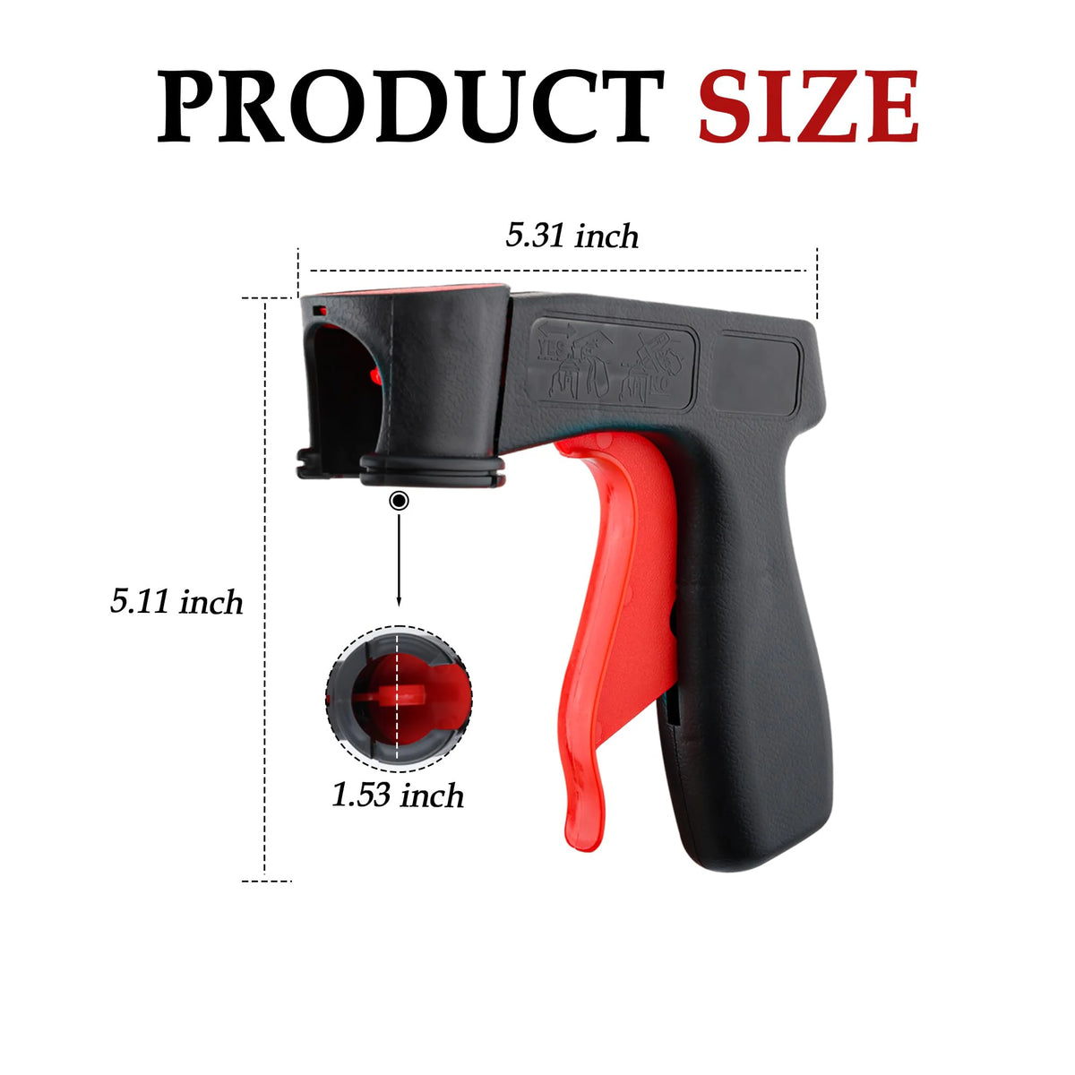 Car Spray Can Trigger Handle Reusable Paint Sprayer Grip for DIY Body Repair