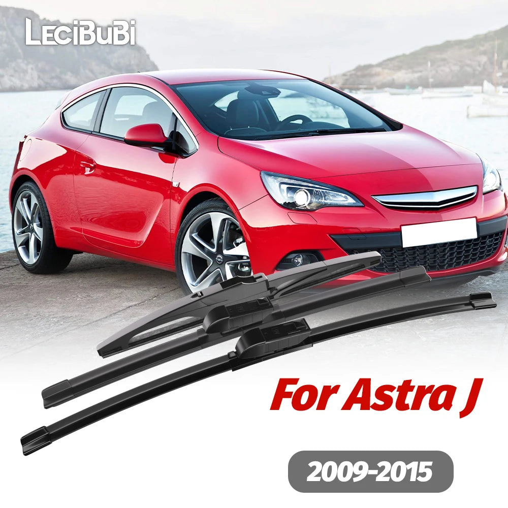 Front & Rear Windshield Wiper Blades Set for Opel Astra J 2009–2015