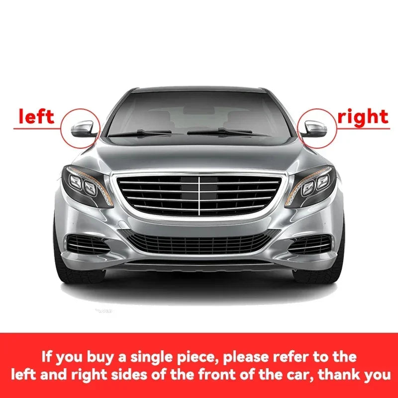 2Pcs Side Mirror Cover Caps Replacement for Mazda CX-3 CX-4 CX-5 2015+