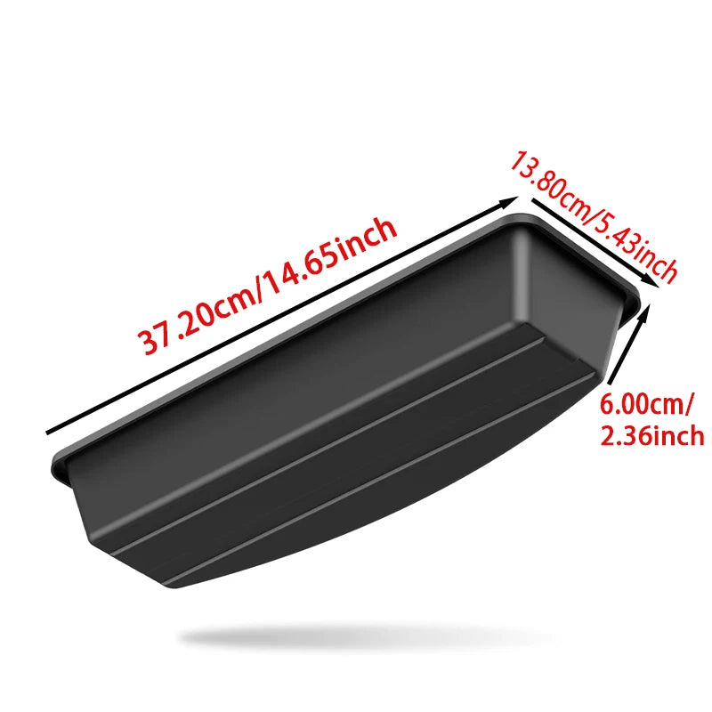BLALION Universal Car Under Seat Storage Box ABS Front Seat Drawer Organizer