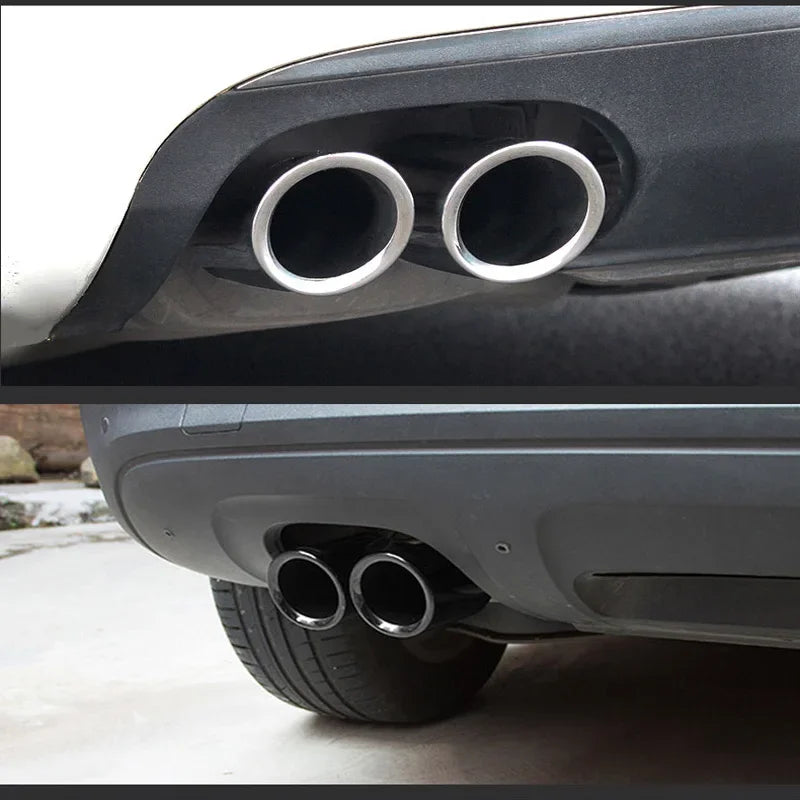 Stainless Steel Exhaust Tip for VW Golf 6 7 Lavida Bora Tiguan 1.4T