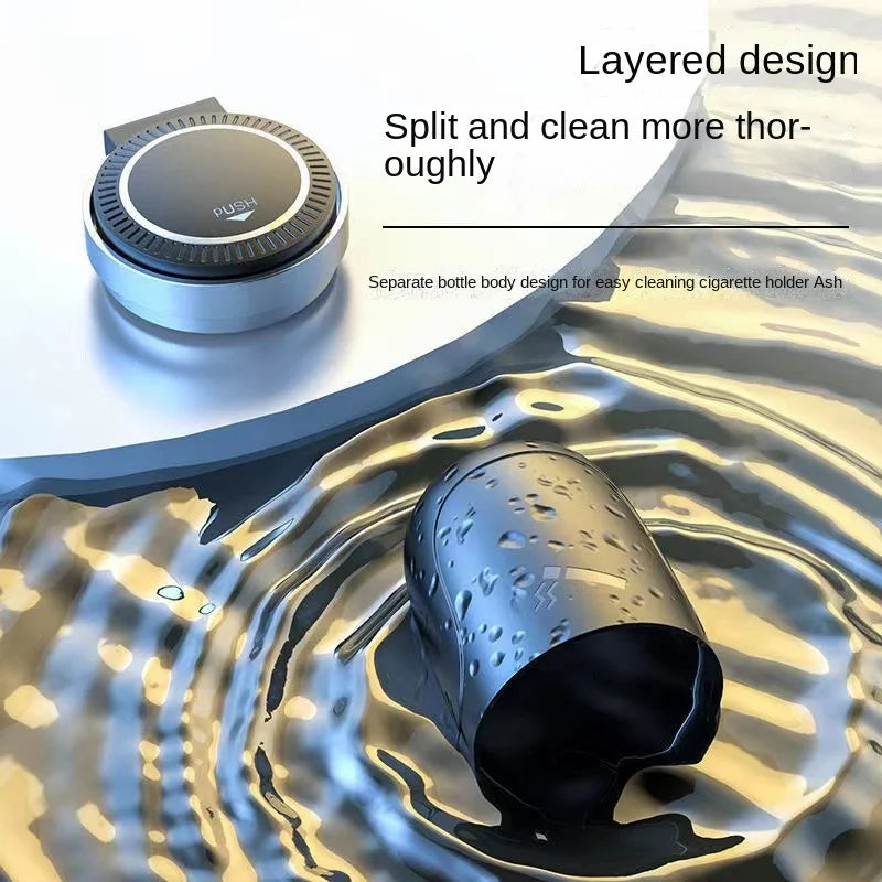 Portable LED Car Ashtray Smoke Cigarette Holder Cup with Light
