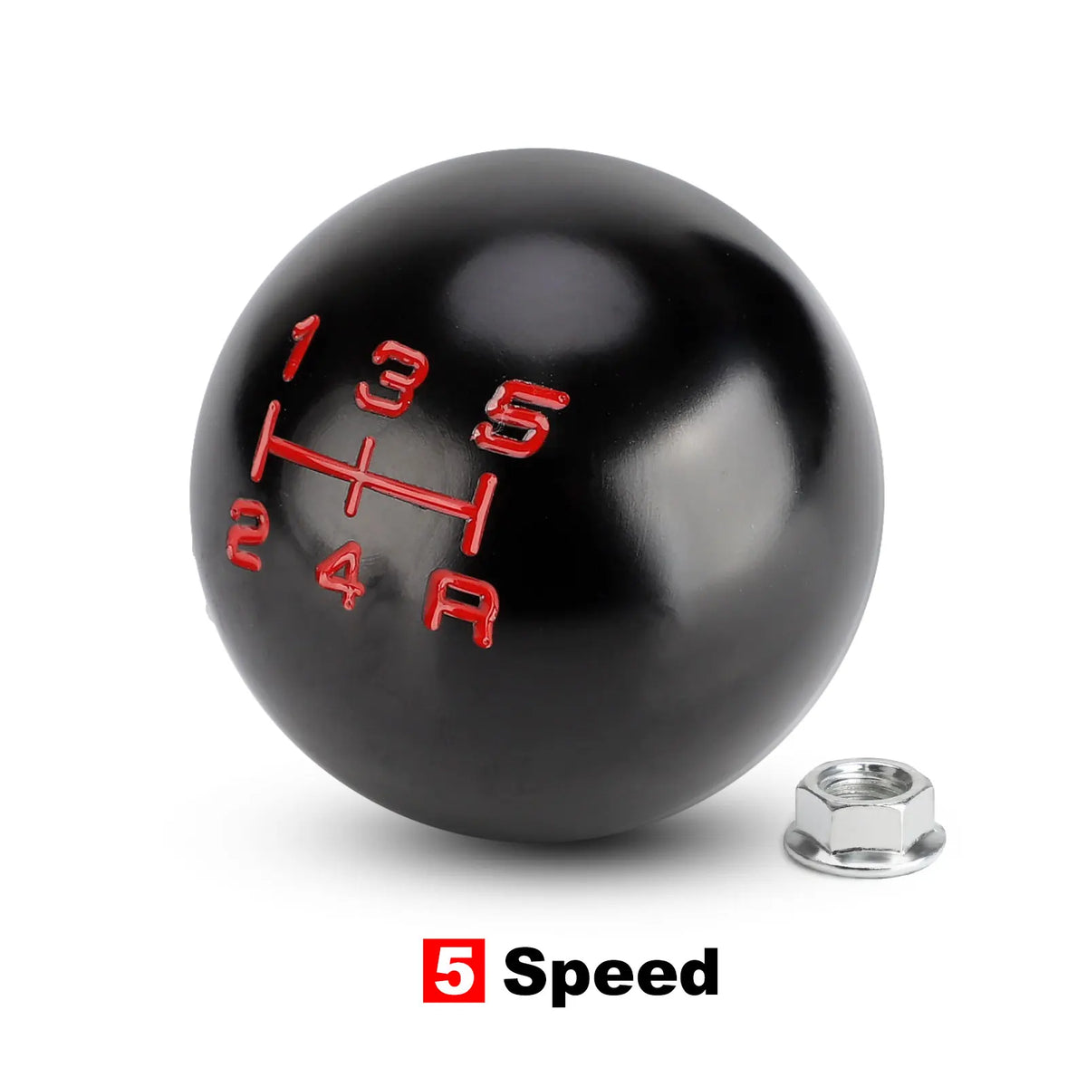 Aluminum 5/6 Speed Ball Gear Shift Knob M10x1.5 for Honda Civic Fit City Type R