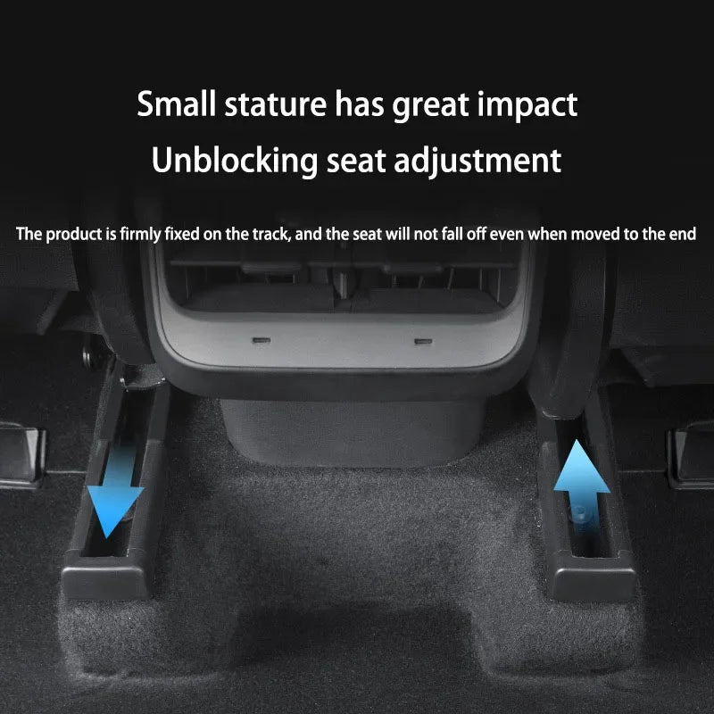 4PCS Seat Rail Cover Protectors for Tesla Model 3, Model Y & Model Y Juniper