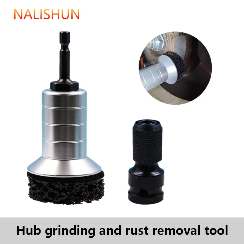Wheel Hub Rust Removal Brush Brake Hub Stud Cleaning Tool Kit