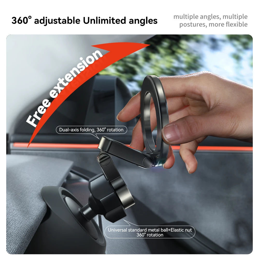 360° Magnetic Phone Holder for Tesla Model 3 Highland & Model Y Juniper