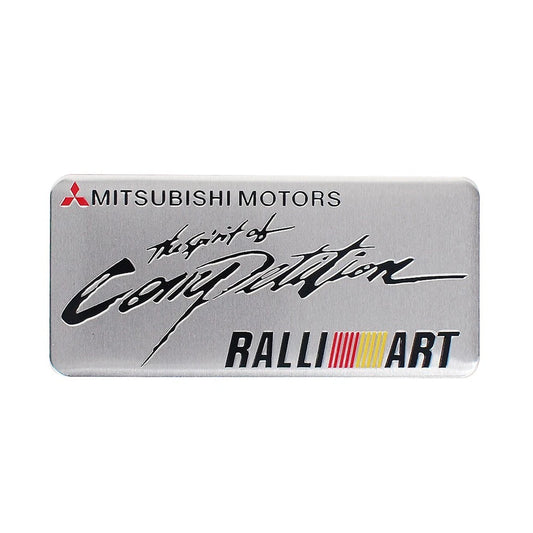 Ralliart The Spirit of Competition Badge Emblem for Mitsubishi EVO Lancer FTO GT