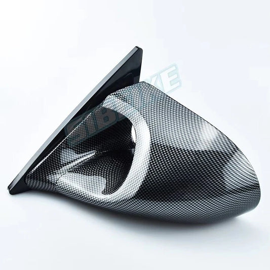 2 Pc Spoon Style Side Mirror for Honda CIVIC EK 4 Door 1996 - 2000 Black Carbon