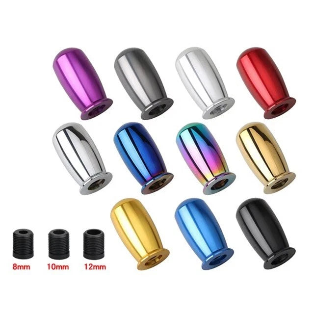 Aluminium Plug Shape Gear Knob for M12 M10 M8 Universal Fitment NEW Sealed